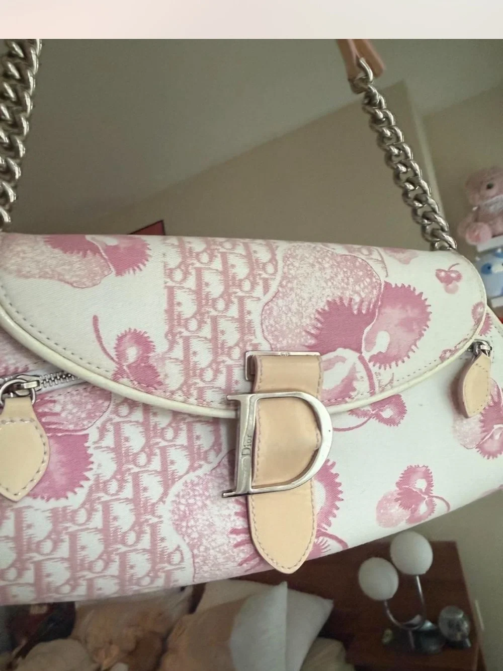 Diorissimo 00’s cherry blossom bag